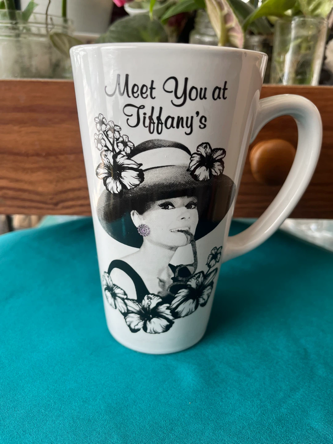 Mug, Radio Days "Meet You at Tiffany's" Audrey Hepburn Mug