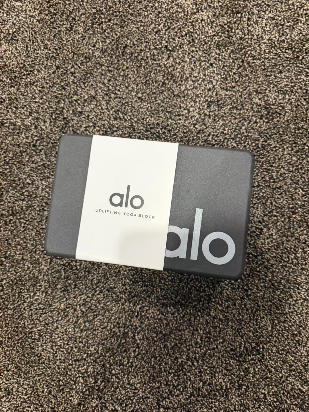 Alo Uplifting Yoga Block - Black/Silver - photo 2