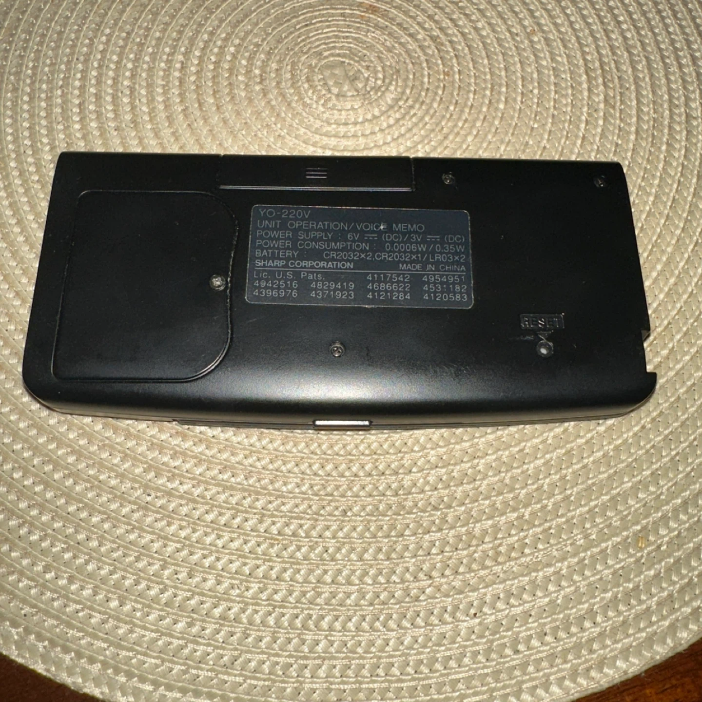 Sharp YO-220V Electronic Organizer with Voice Memo - photo 2