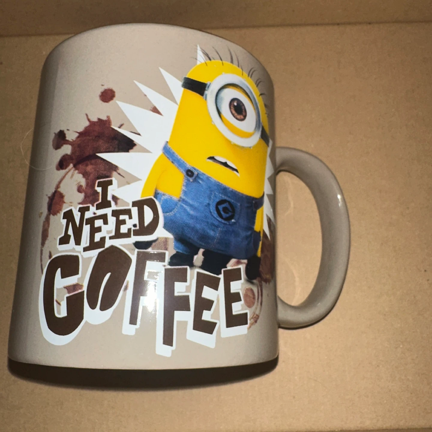 Minions "I Need Coffee" Ceramic Mug - photo 4