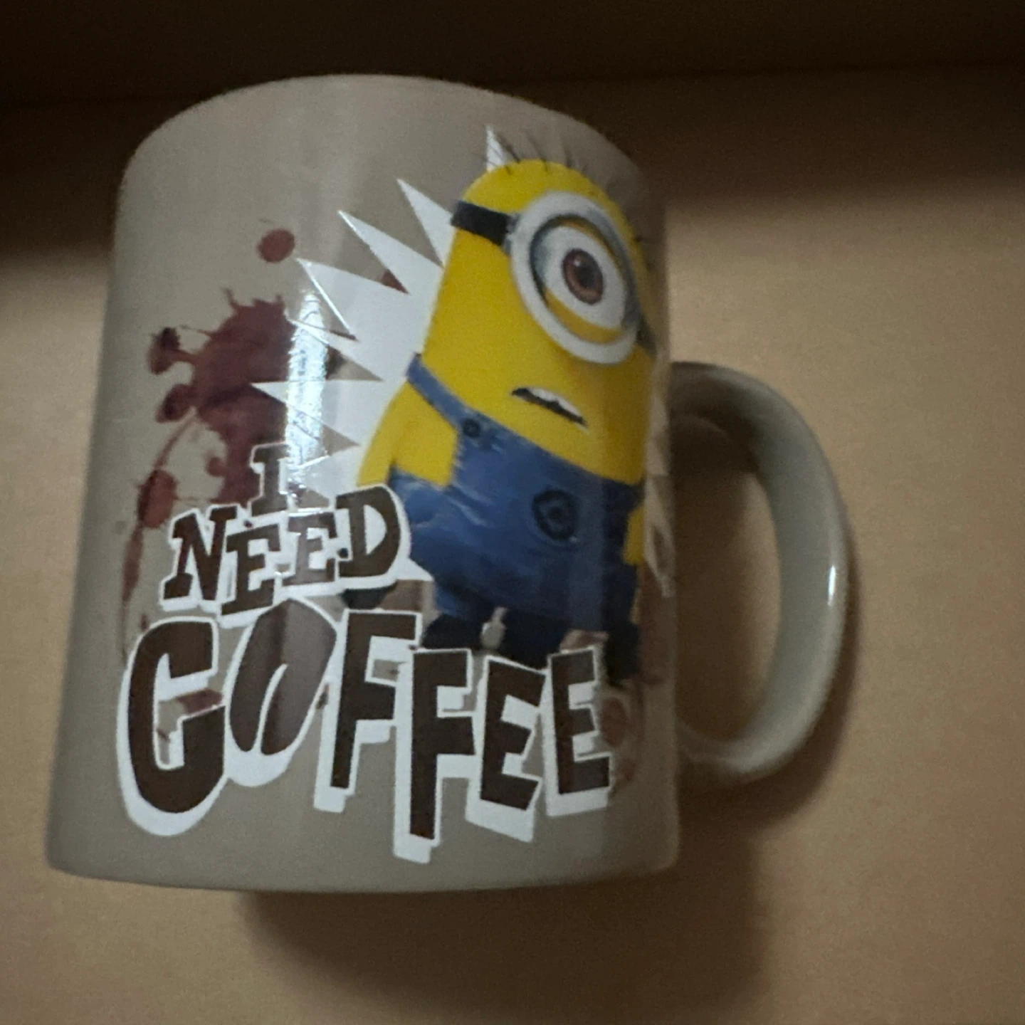 Minions "I Need Coffee" Ceramic Mug - photo 3