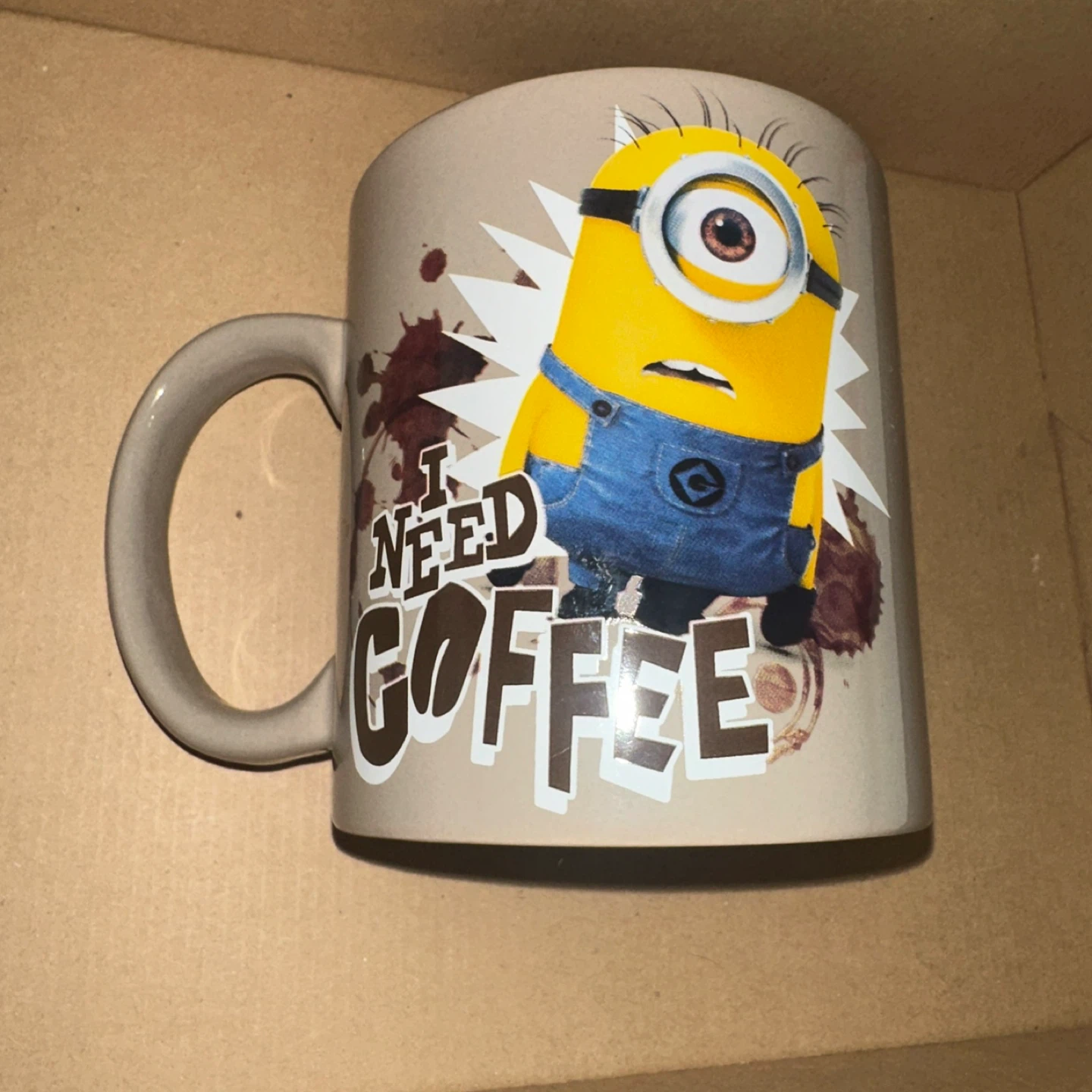 Minions "I Need Coffee" Ceramic Mug - photo 2