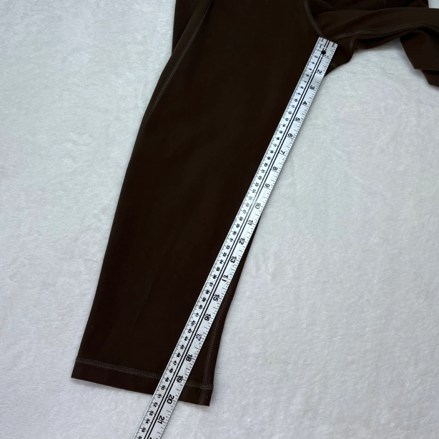 Lululemon Groove Crop Reversible Mesh Foldover Yoga Pants Size 6 - photo 4