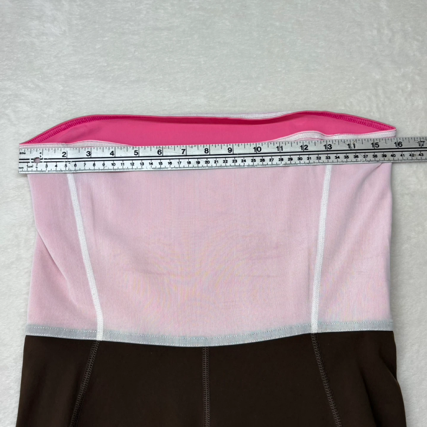 Lululemon Groove Crop Reversible Mesh Foldover Yoga Pants Size 6 - photo 5