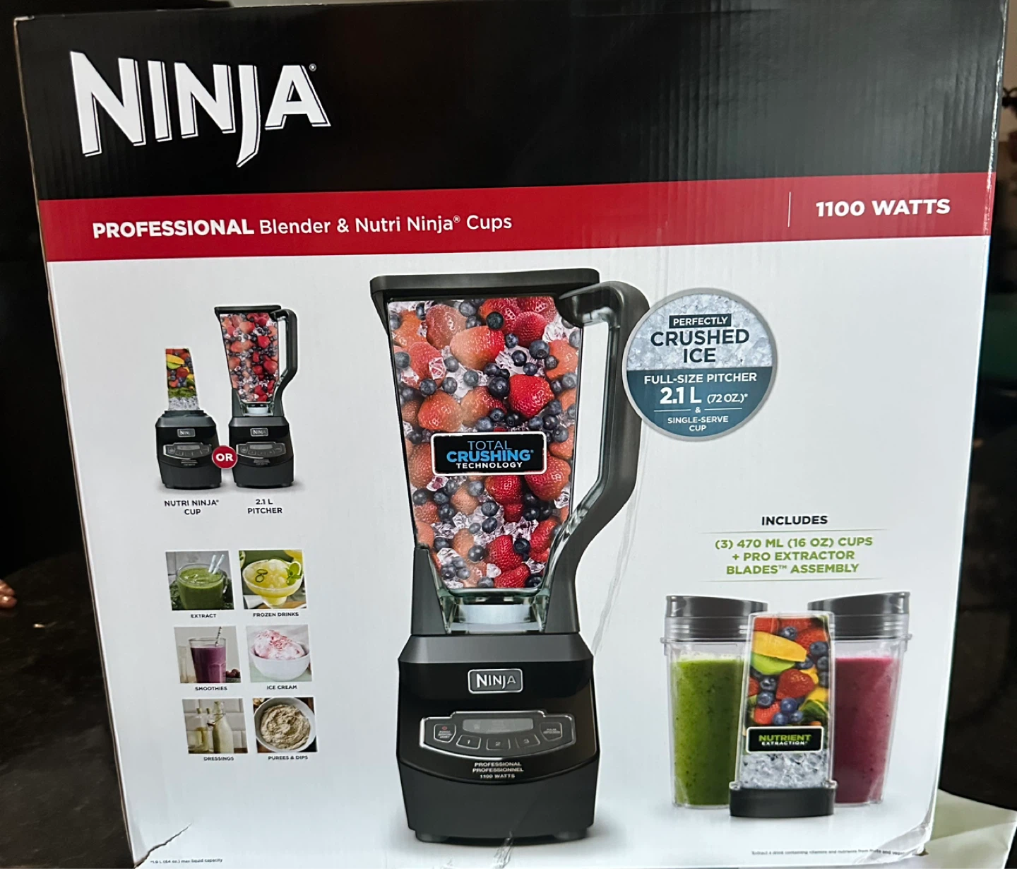 Ninja Professional Blender & Nutri Ninja Cups