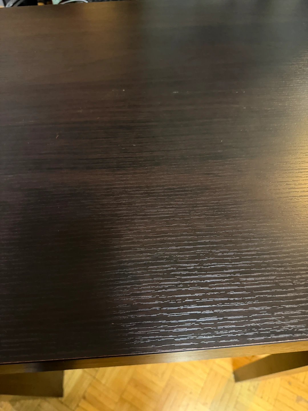 Dark Brown Bar Table with 3 storage shelves - photo 4