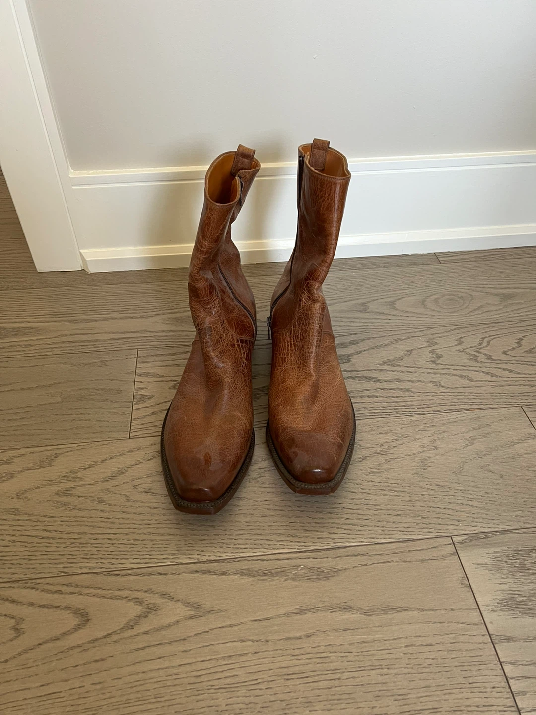 Lucchese Classics Handmade Brown Leather Boots