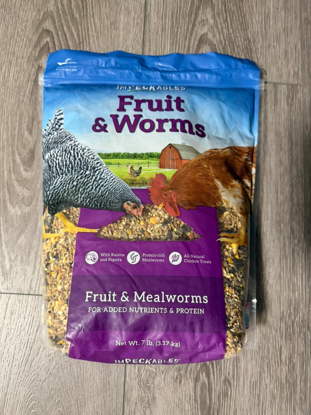 Impeckables Fruit & Worms Chicken Treats - 7 lb Bag