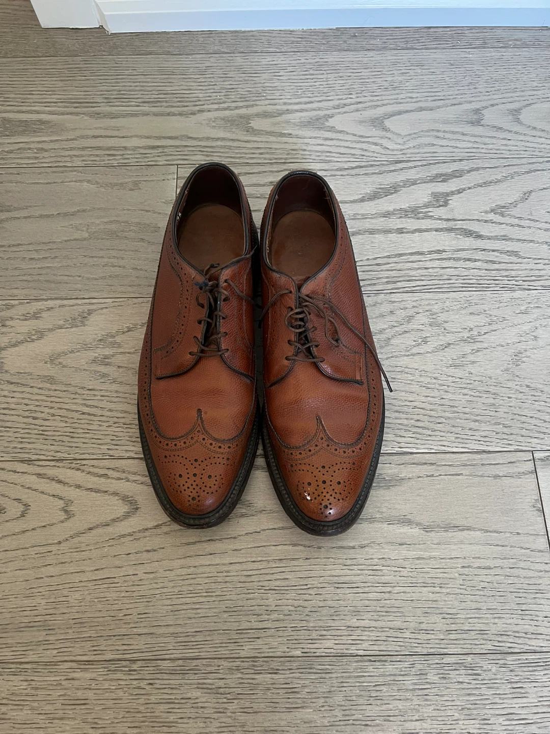 Allen Edmonds Wingtip Brogue Shoes Size 10.5 D