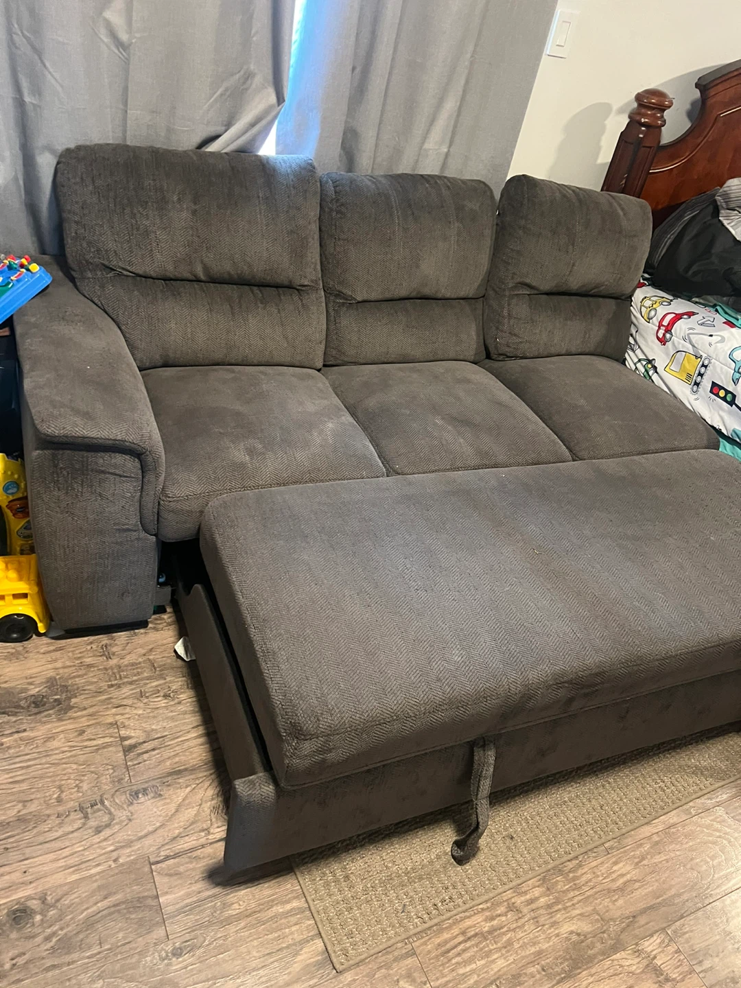 Grey Sofa with Chaise