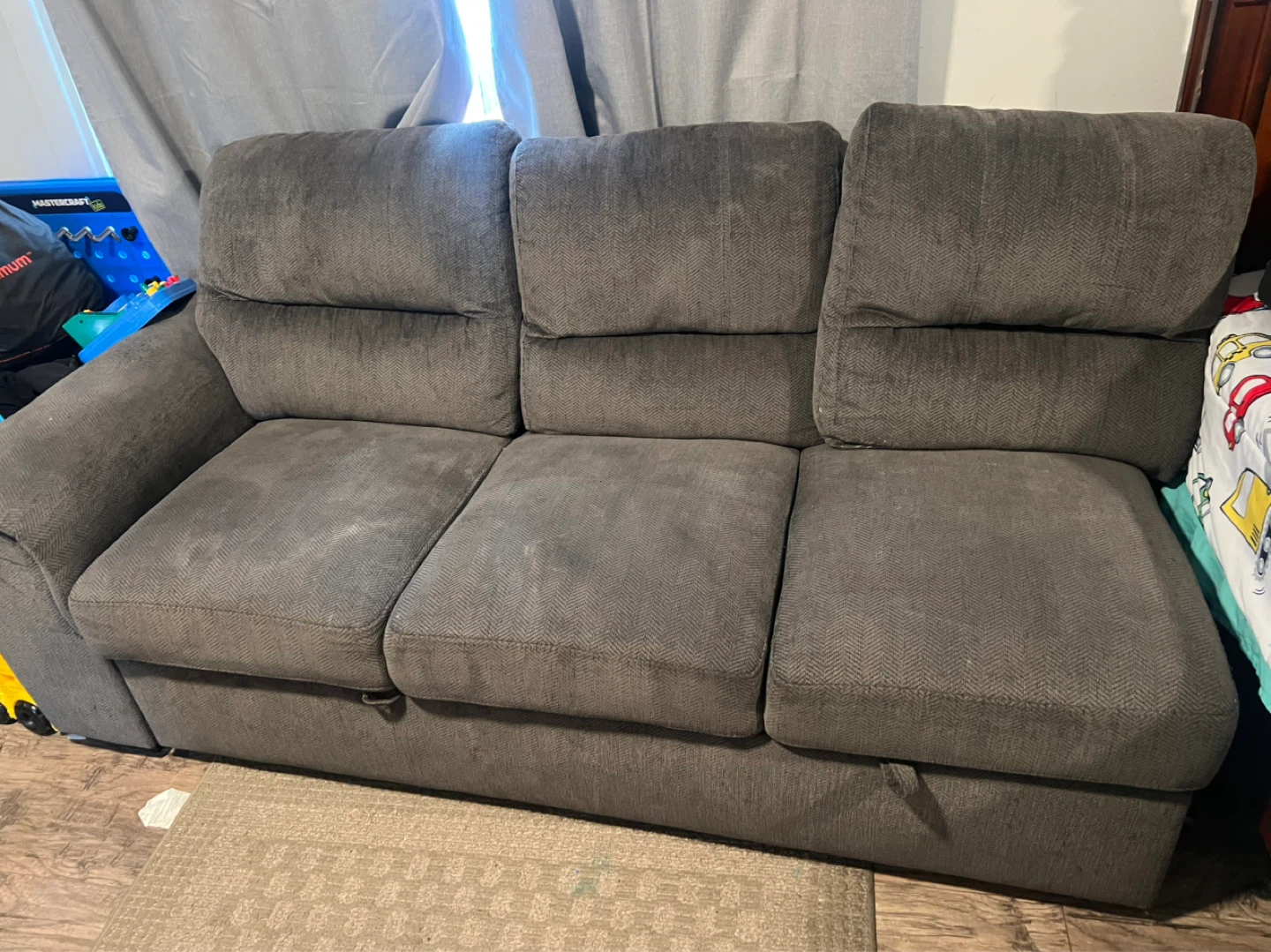 Grey Sofa with Chaise - photo 4