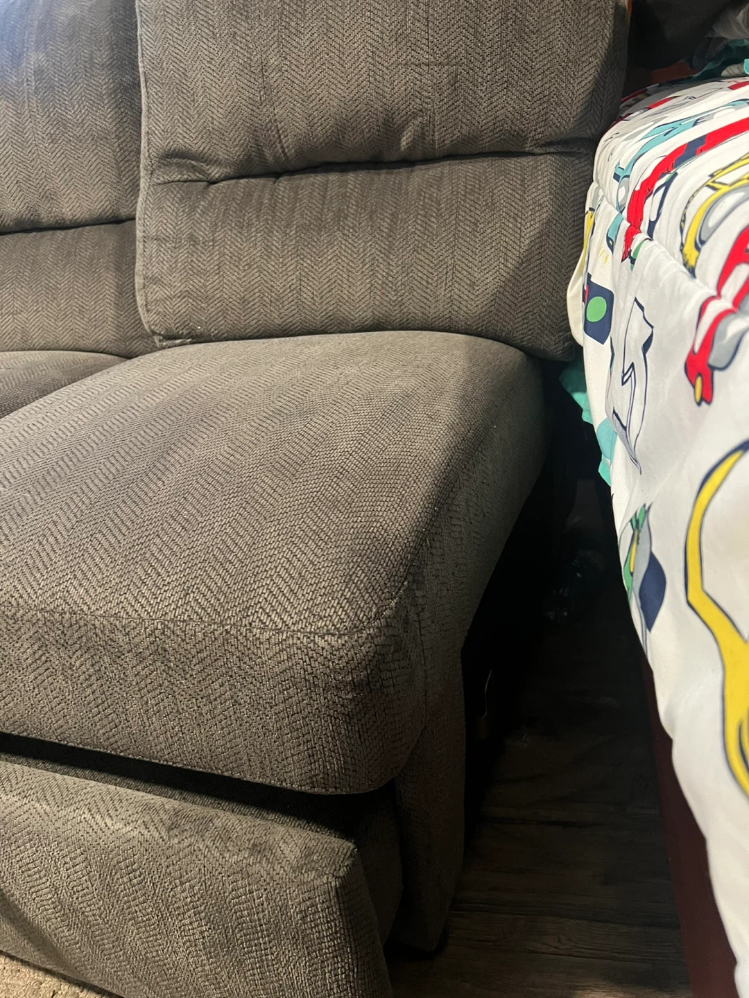 Grey Sofa with Chaise - photo 5