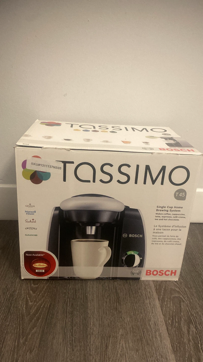 Bosch Tassimo T45 Single Cup Home Coffee Machine