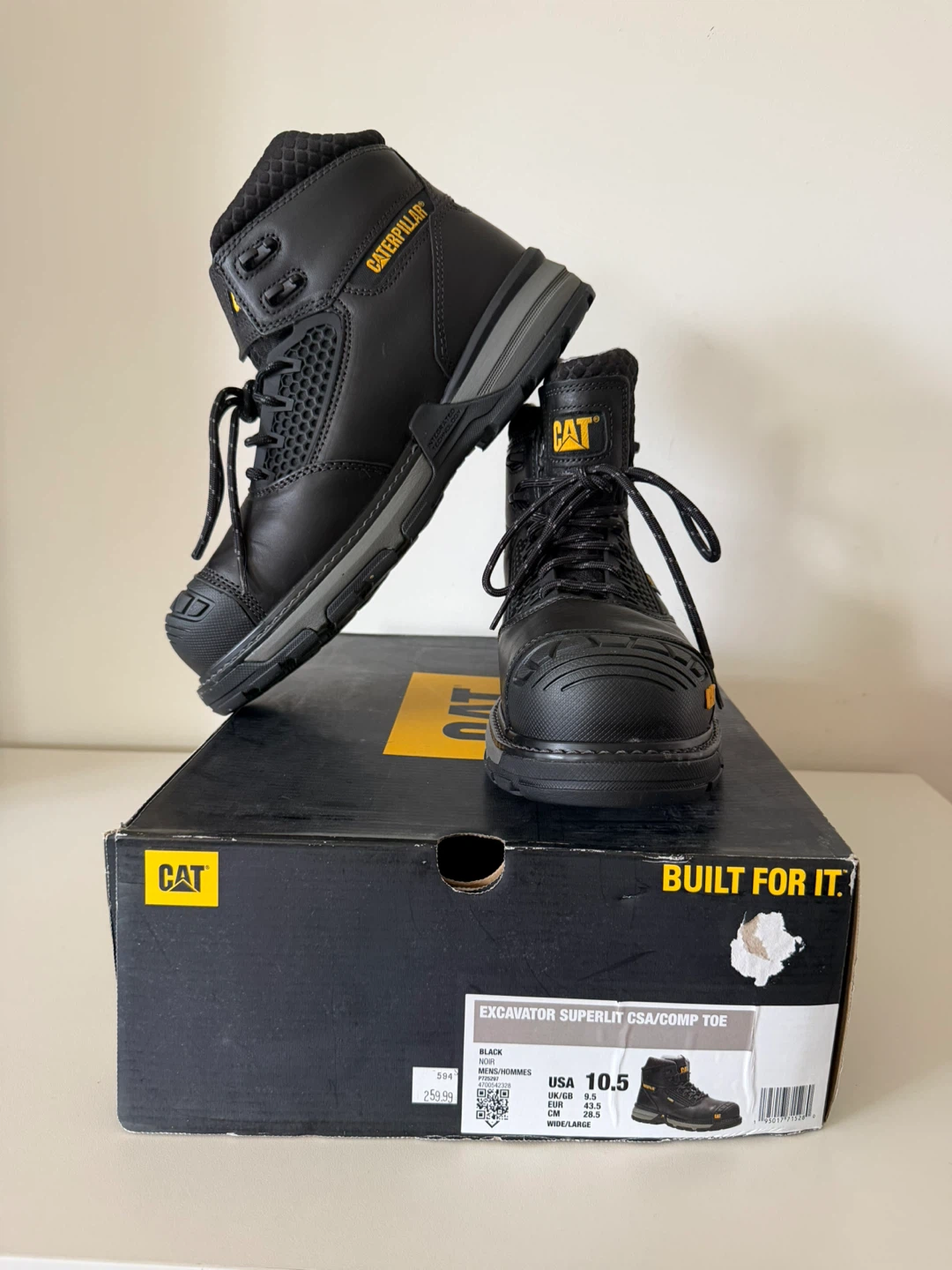 CAT Clothing Excavator Superlite Work Boots - NEW