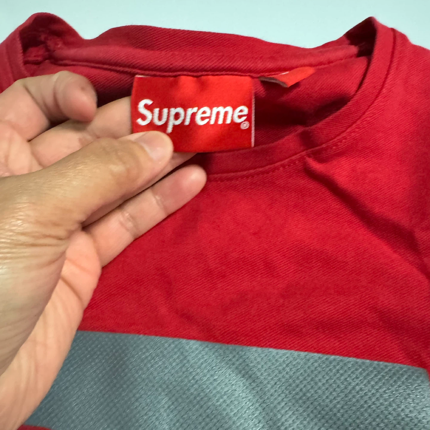 Supreme Red Cotton T-Shirt - photo 2