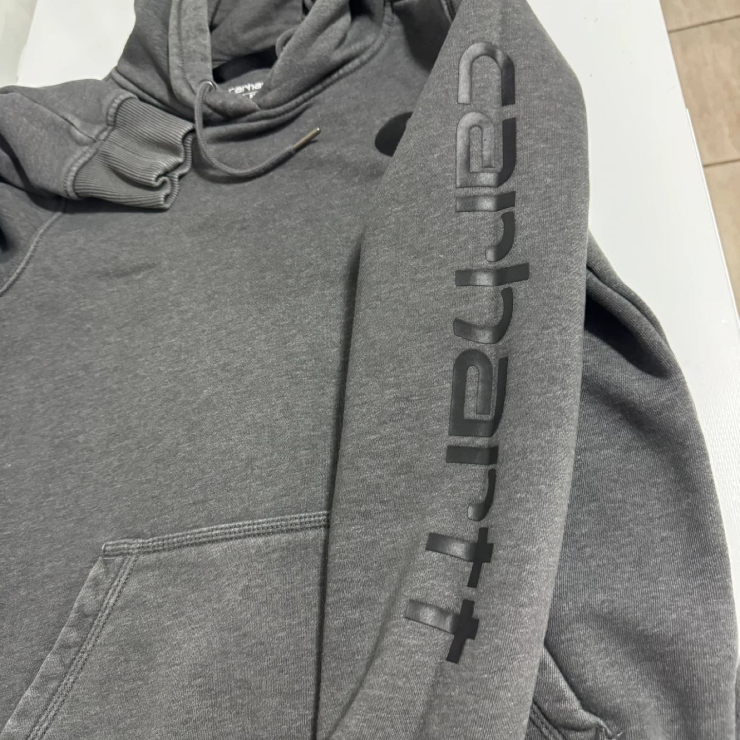 Carhartt Relaxed Fit Hoodie - Charcoal Grey - XS - photo 2