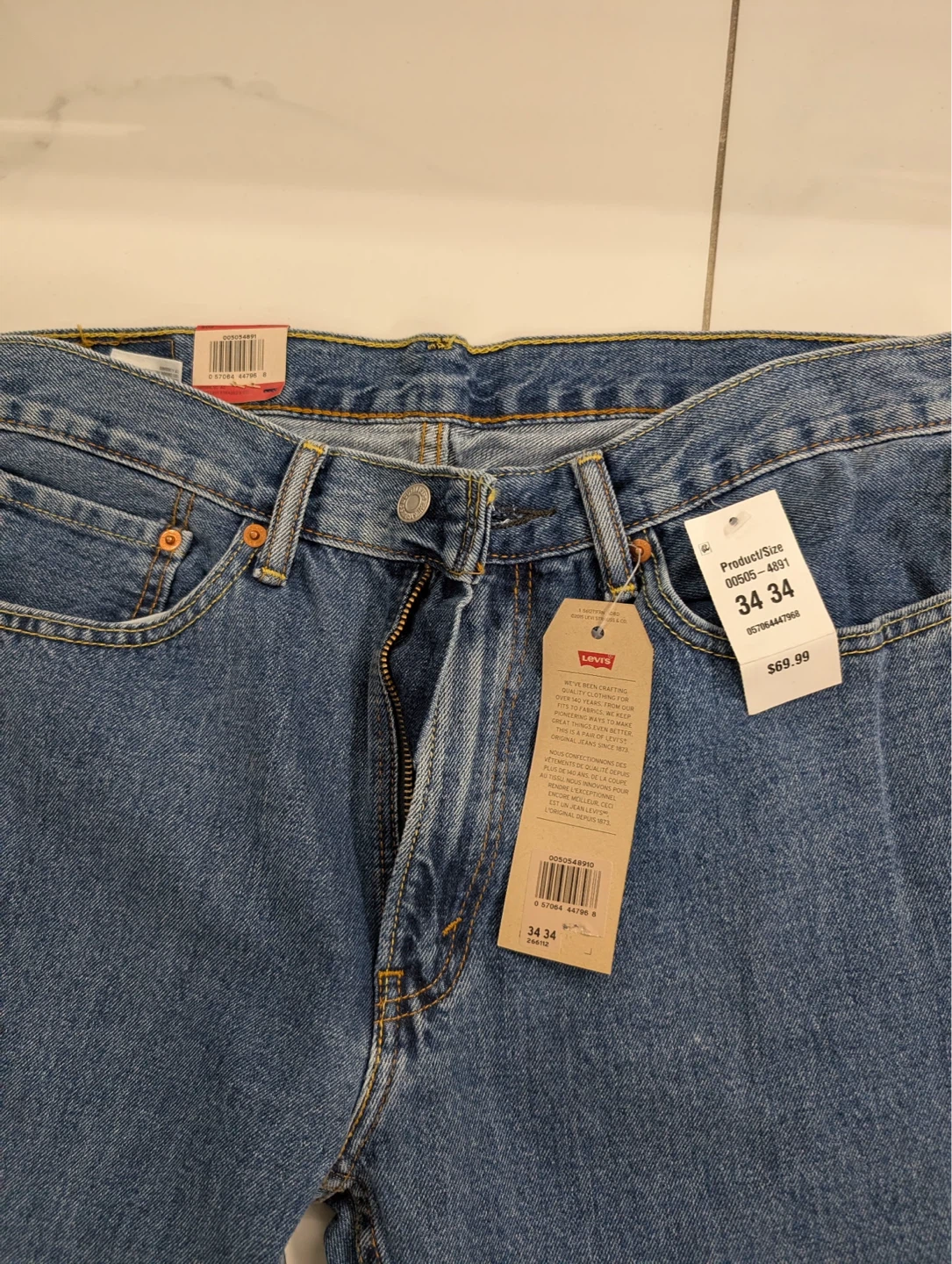 New Levi's 505 Jeans - W34 L34 - photo 3