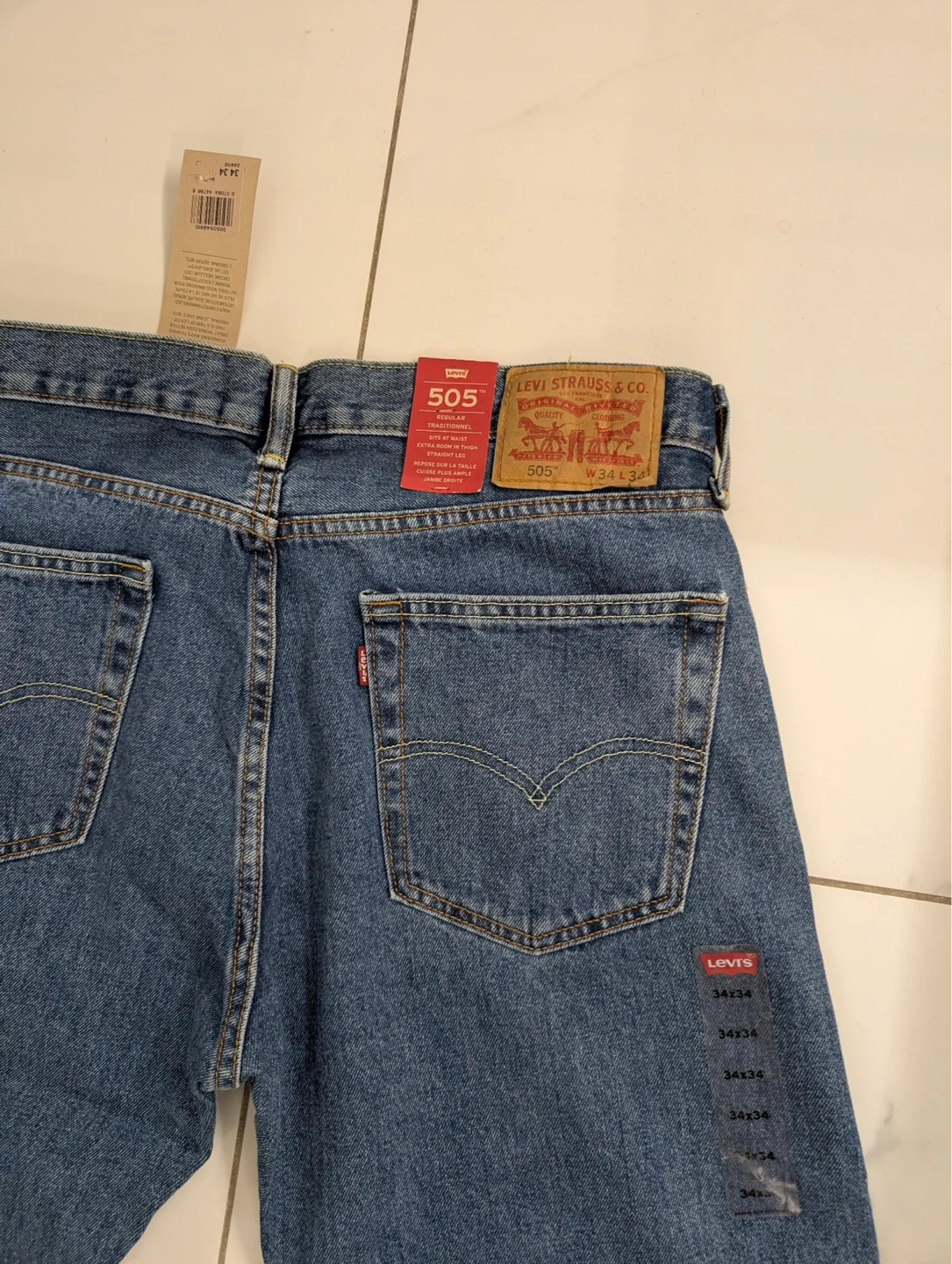 New Levi's 505 Jeans - W34 L34 - photo 4