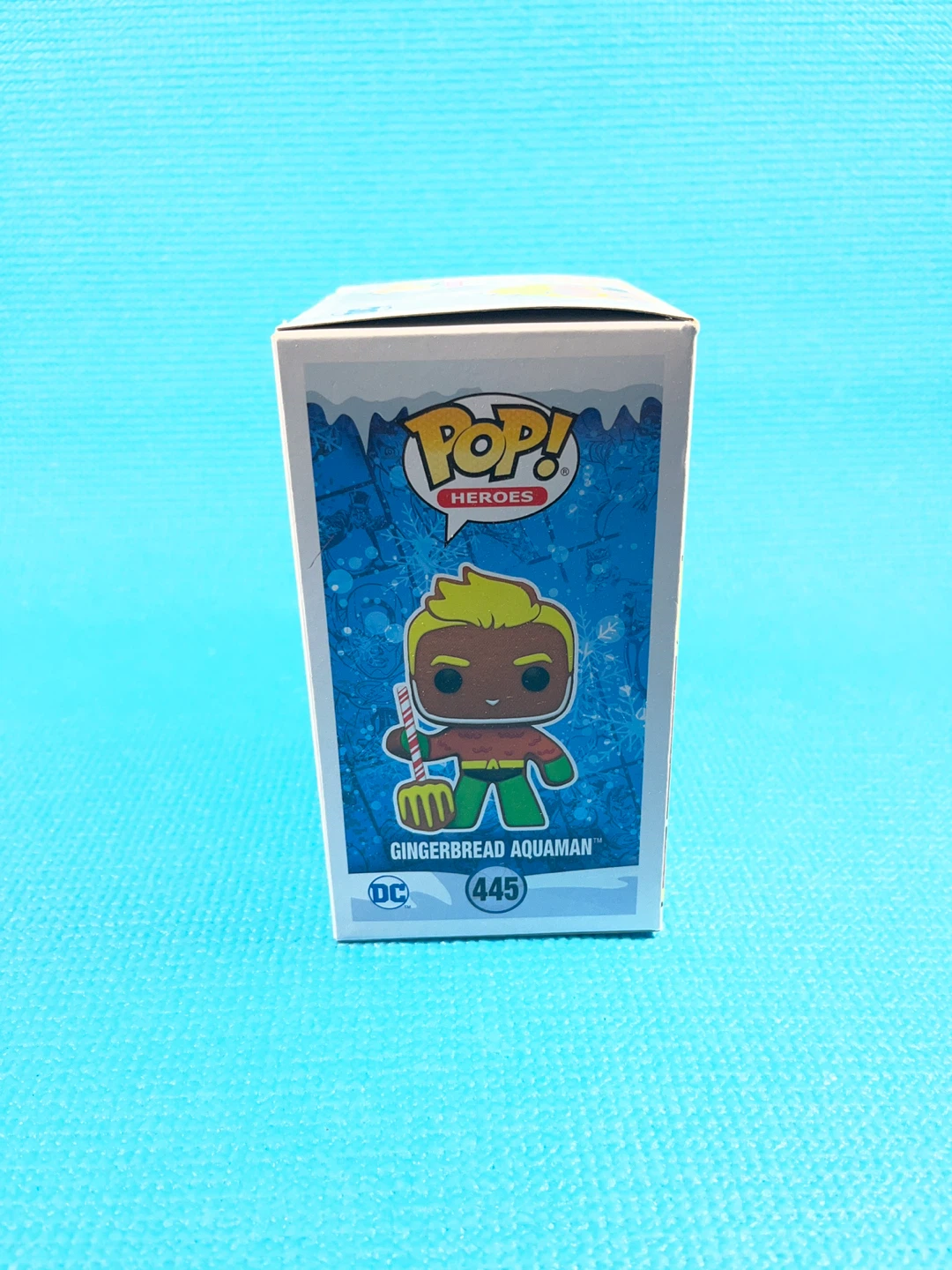 Funko Pop! Gingerbread Aquaman #445 (DC Holiday) - MINT/NIB 🍬 - photo 5