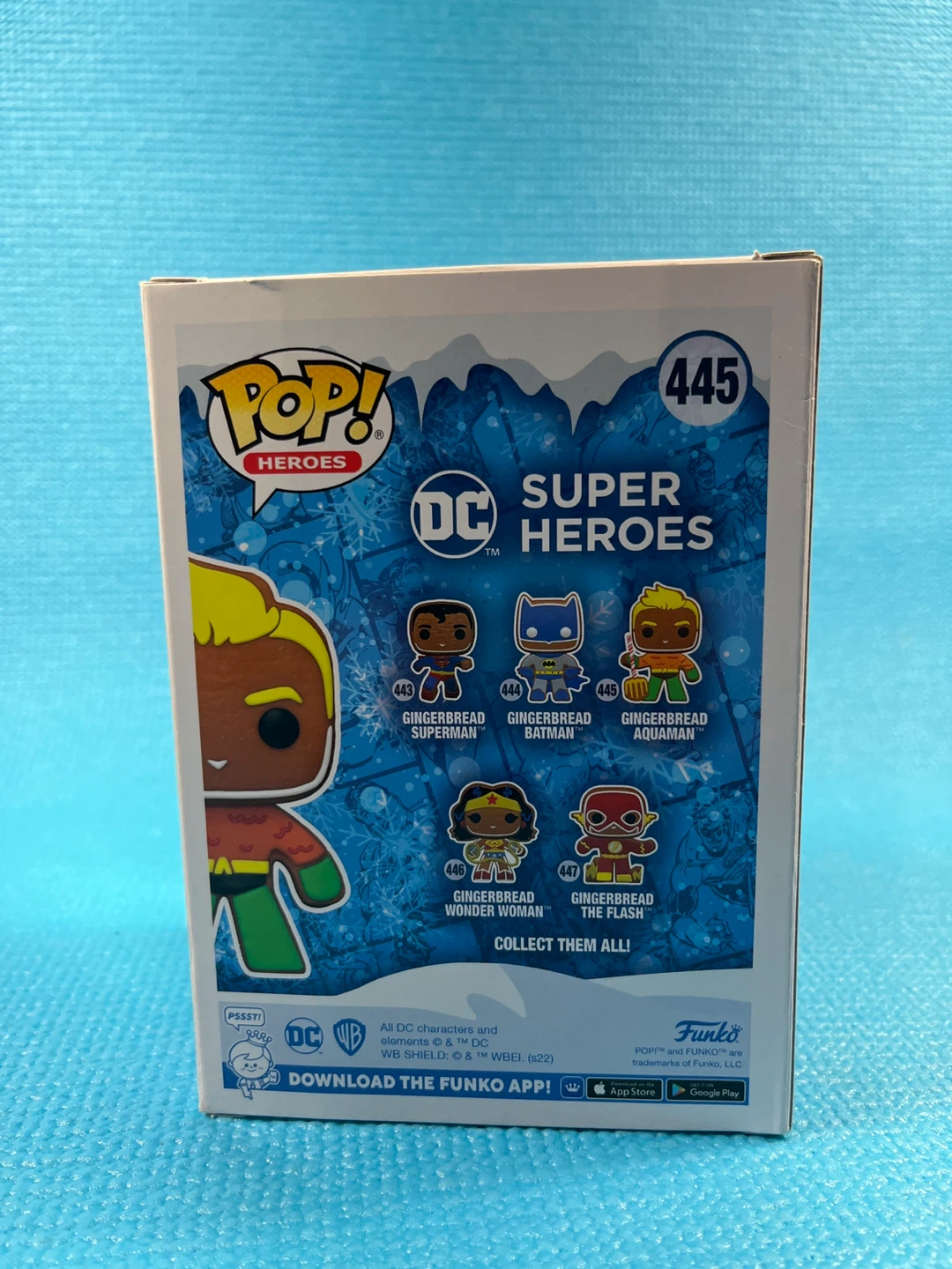 Funko Pop! Gingerbread Aquaman #445 (DC Holiday) - MINT/NIB 🍬 - photo 3