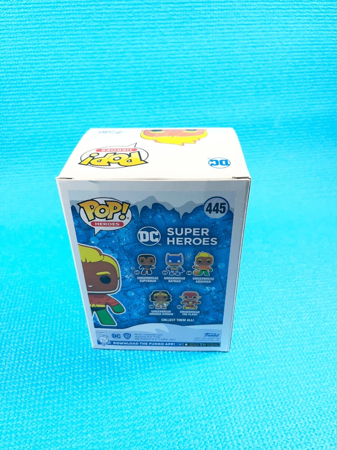 Funko Pop! Gingerbread Aquaman #445 (DC Holiday) - MINT/NIB 🍬 - photo 4