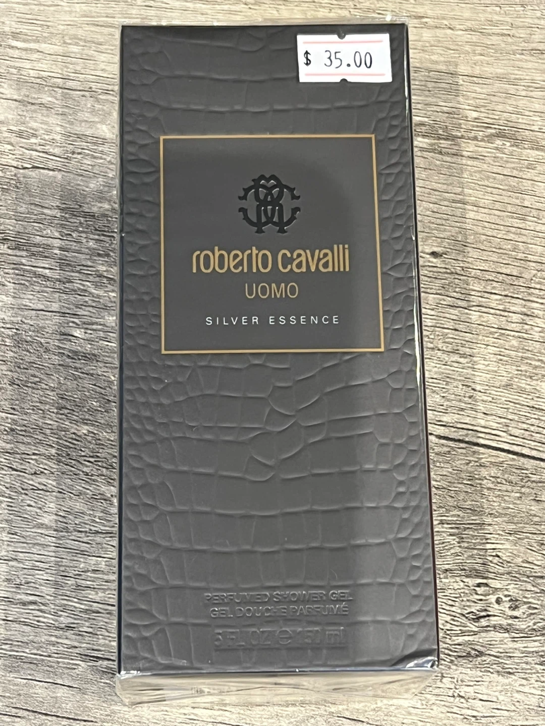 Roberto Cavalli Uomo Silver Essence Perfumed Shower Gel