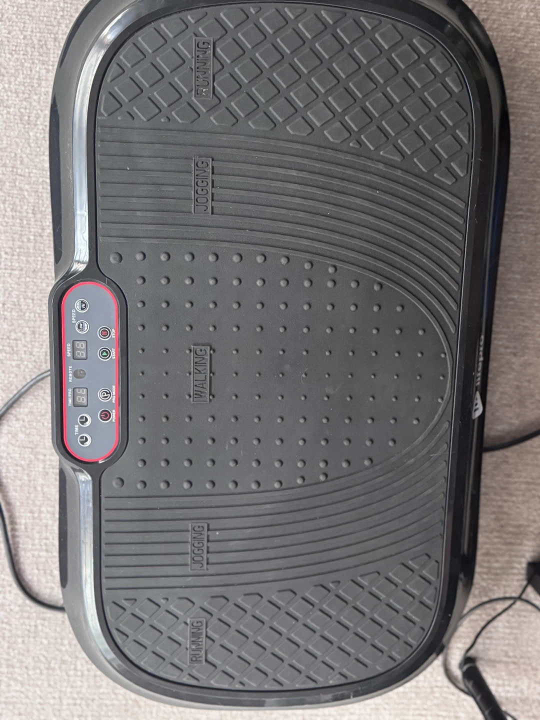 Black Vibration Plate Fitness Machine - photo 3