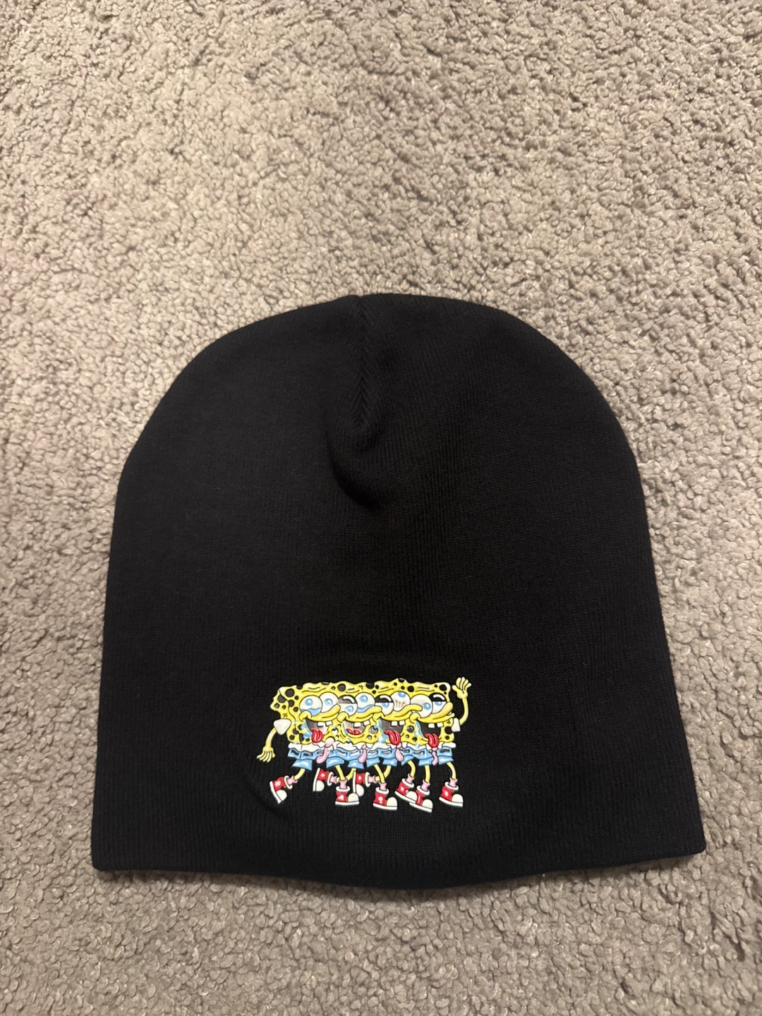 Black Spongebob Beanie