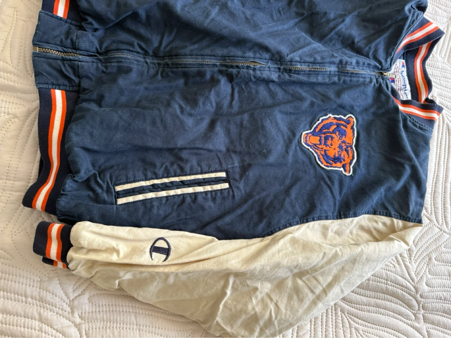 Champion Chicago Bears Varsity Jacket - photo 3