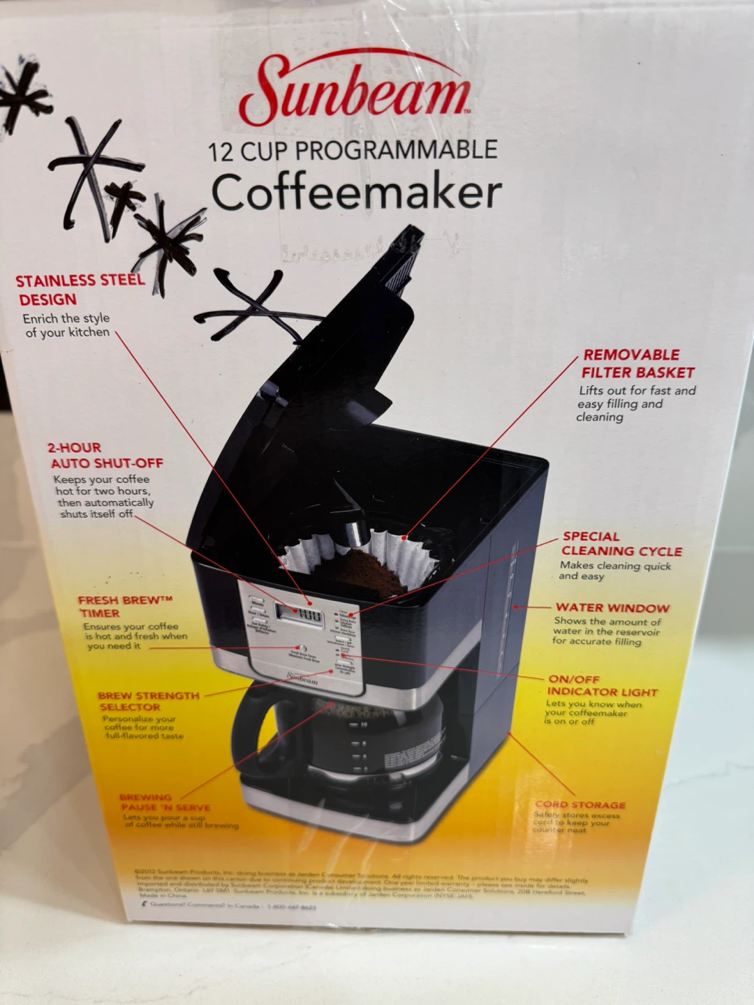 Sunbeam 12 Cup Programmable Coffeemaker - photo 4