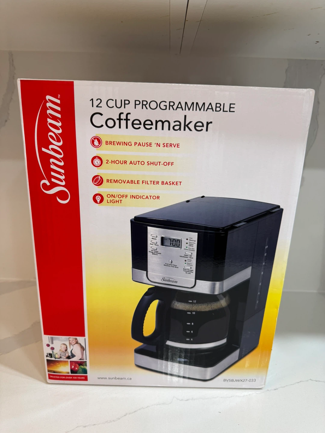 Sunbeam 12 Cup Programmable Coffeemaker