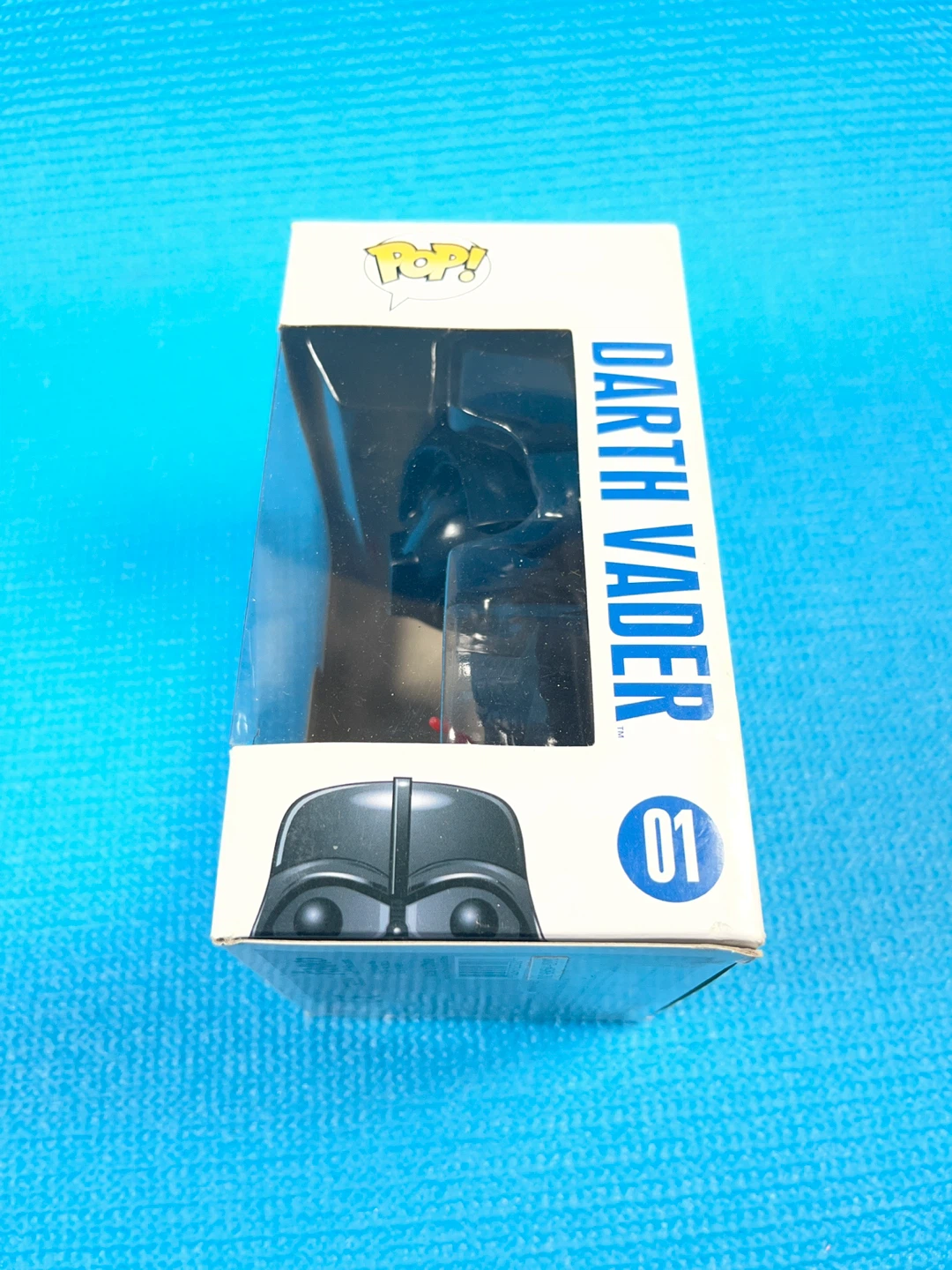 RARE Vaulted Darth Vader #01 Funko  Blue Box (Large Font) - photo 5