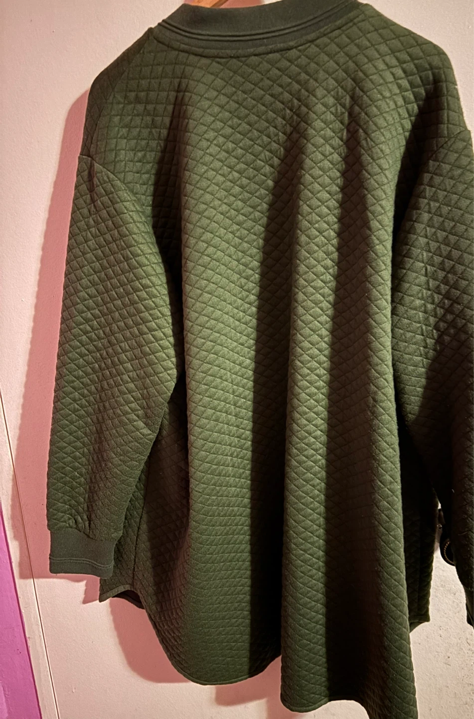 Joe Fresh+ Quilted Bomber Jacket - Green - Size 1X - photo 2