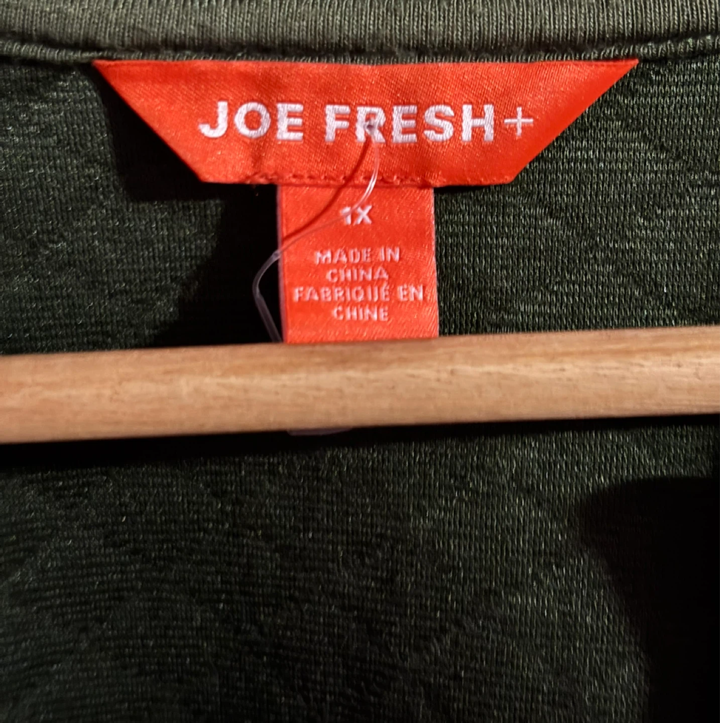 Joe Fresh+ Quilted Bomber Jacket - Green - Size 1X - photo 3