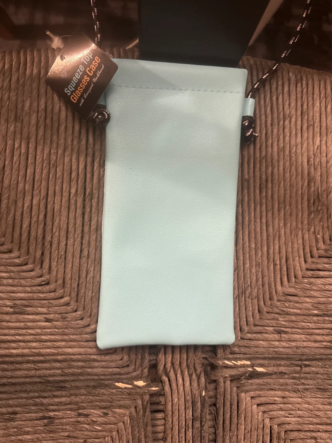Squeeze Top Glasses Case with Neckband