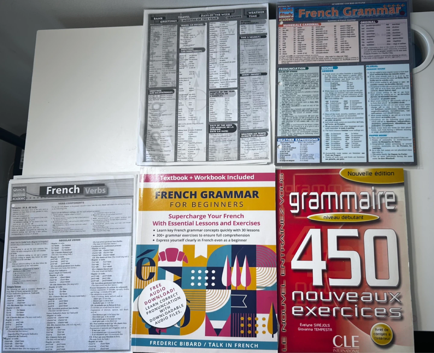 French Book & Notes