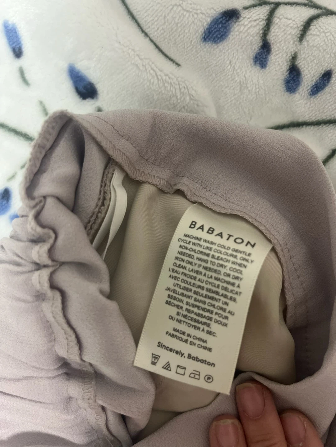 Babaton light purple dress pants - photo 2