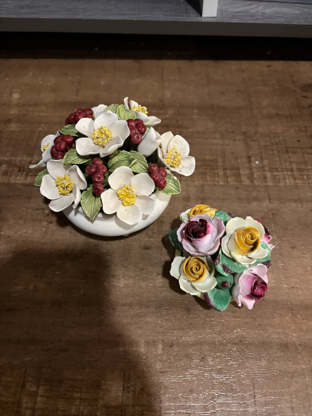 Vintage Porcelain Floral arrangement