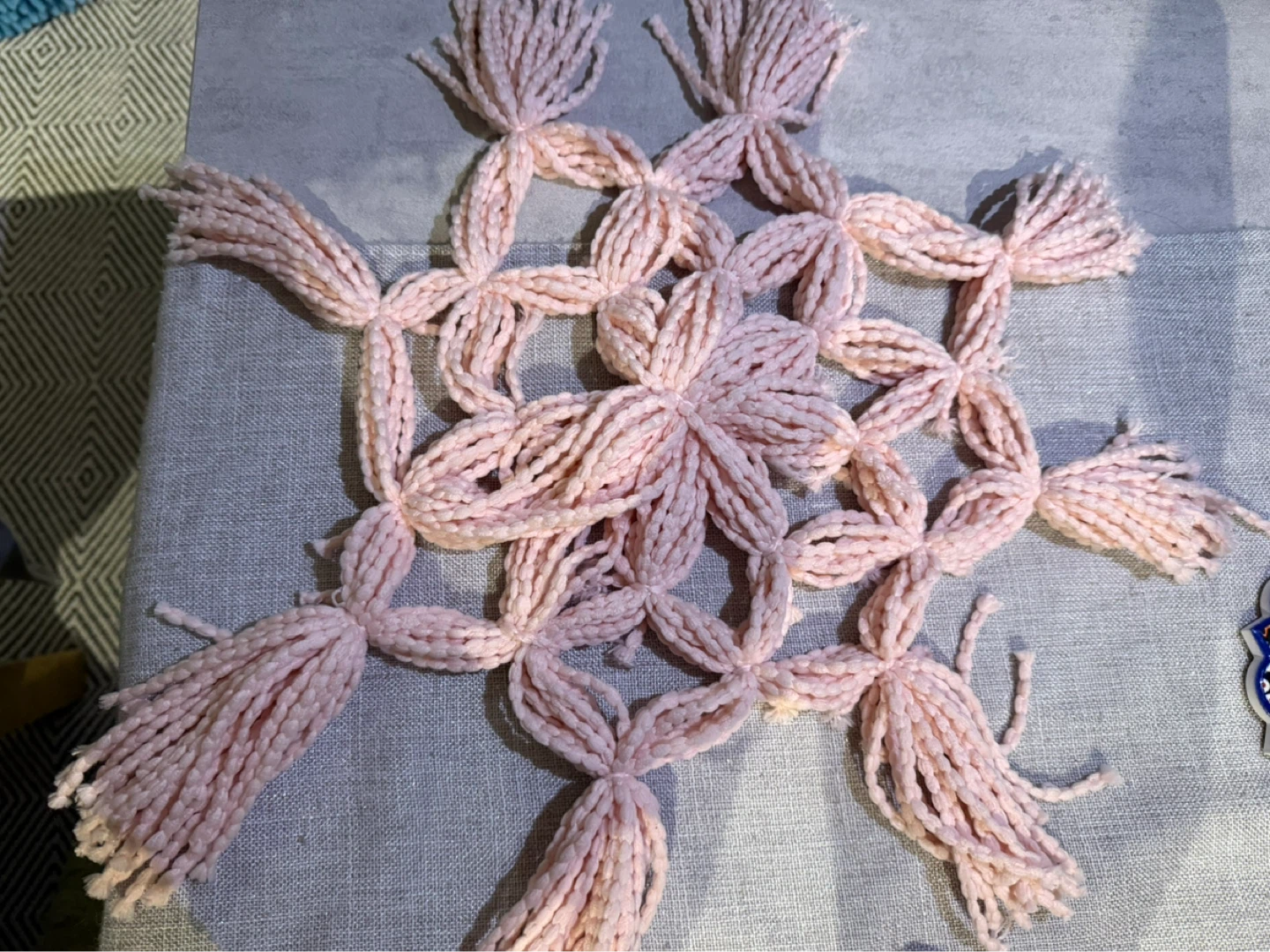 Table piece- Soft pink