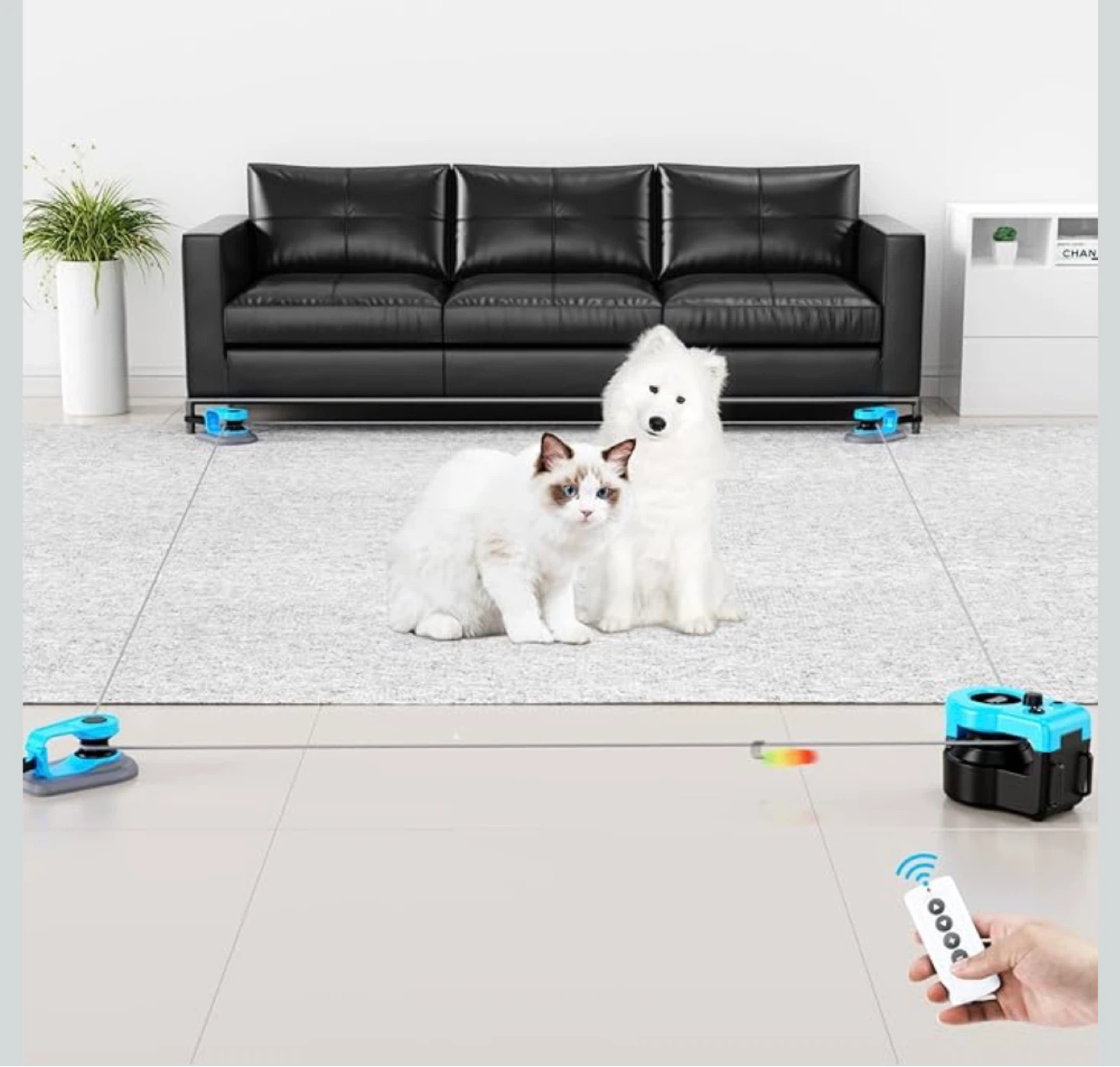PER DELUXE remote Control Interactive Cat Toy for Indoor Cats