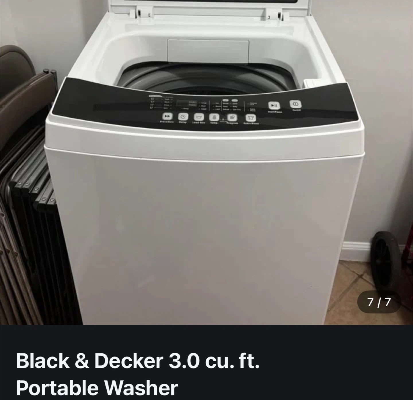 Black & Decker 3.0 cu. ft. Portable Washer - photo 4