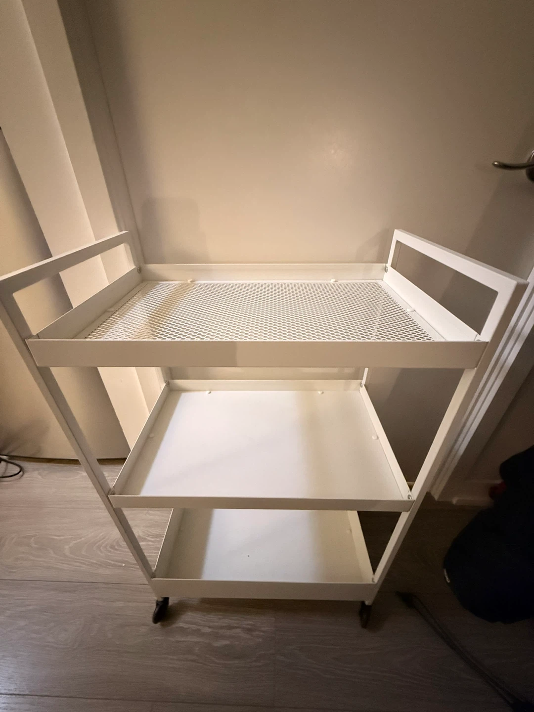 IKEA trolley White 3-Tier Rolling Utility Cart