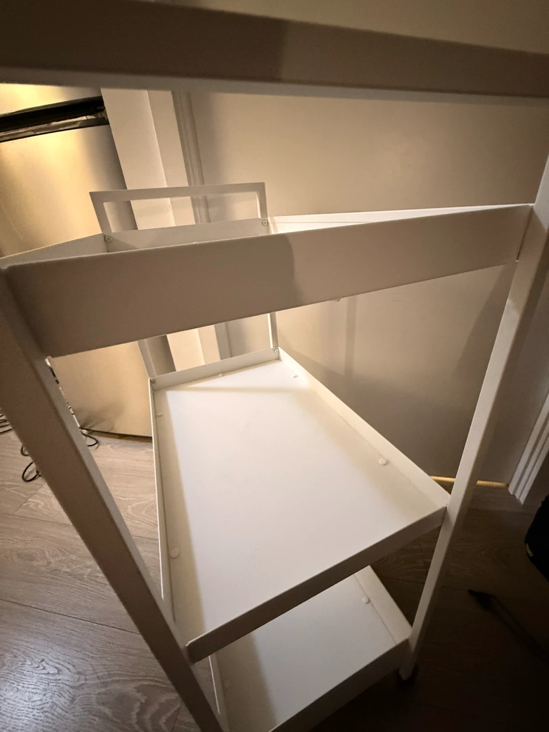 IKEA trolley White 3-Tier Rolling Utility Cart - photo 3