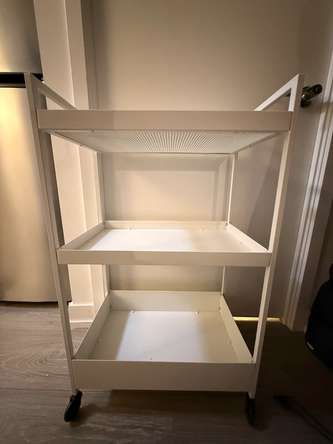 IKEA trolley White 3-Tier Rolling Utility Cart - photo 2