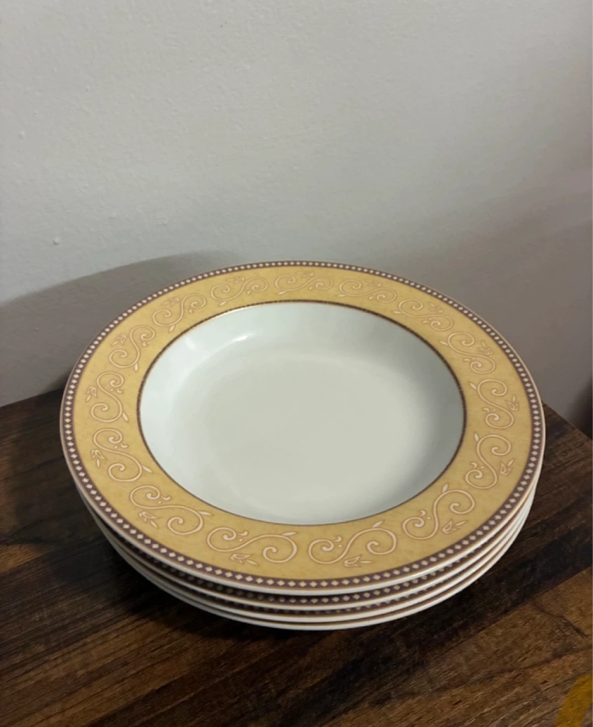 set of four plates