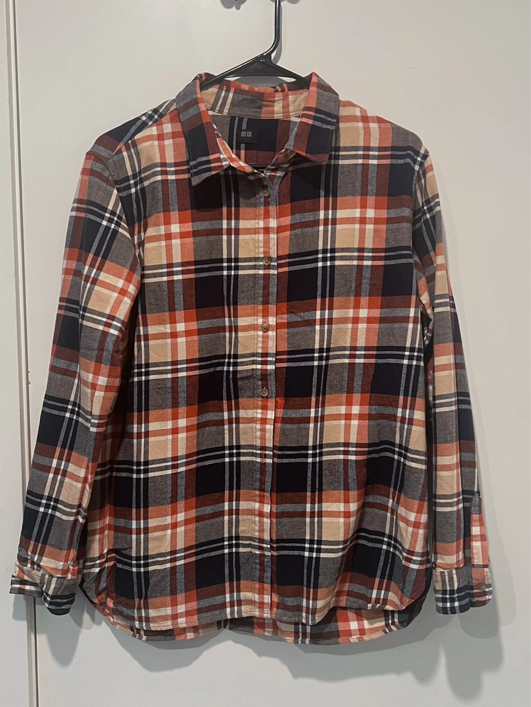 Uniqlo Unisex Plaid Flannel Shirt Size Large