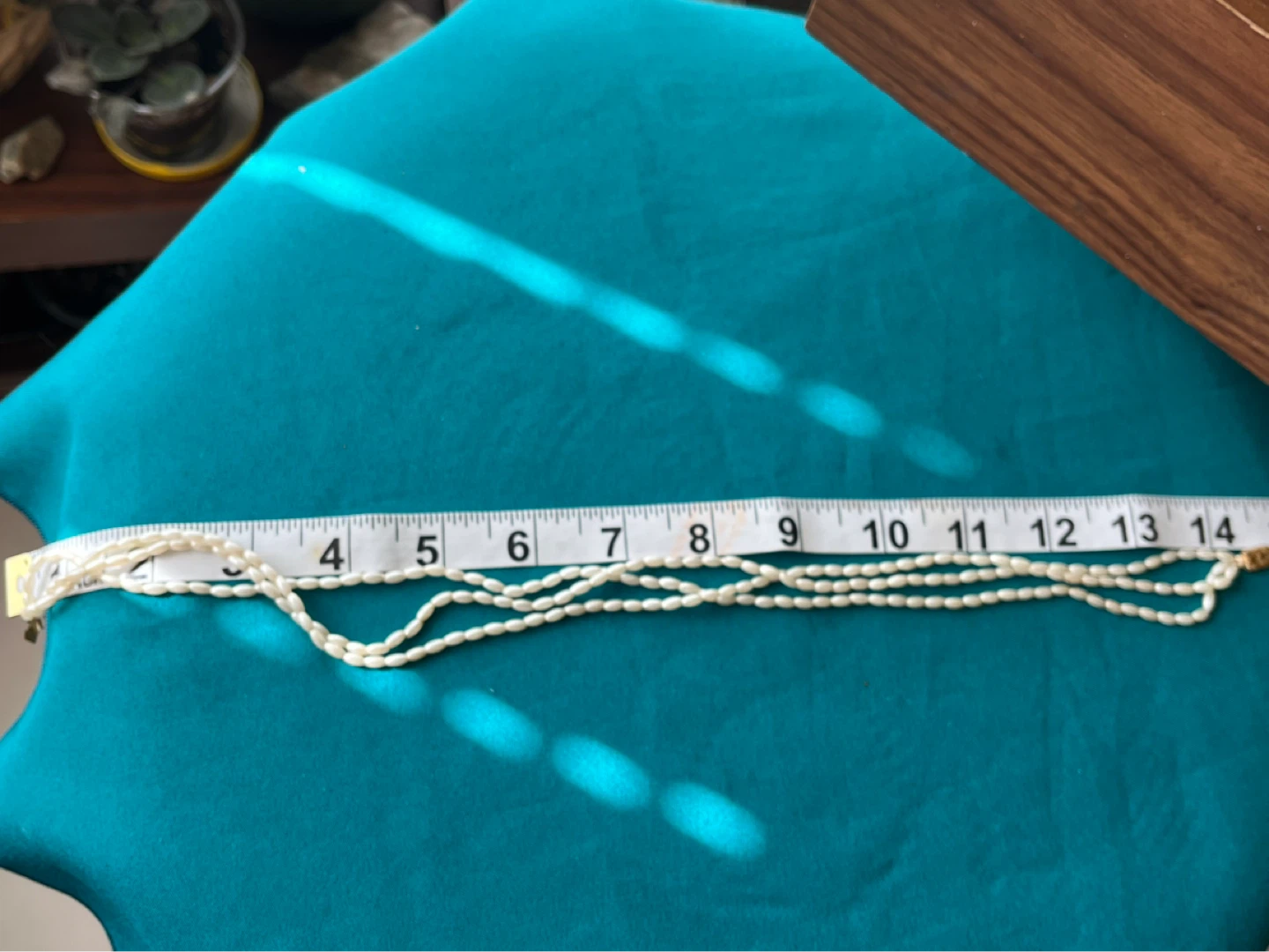 Triple Strand Oval Rice Pearl Necklace - photo 4