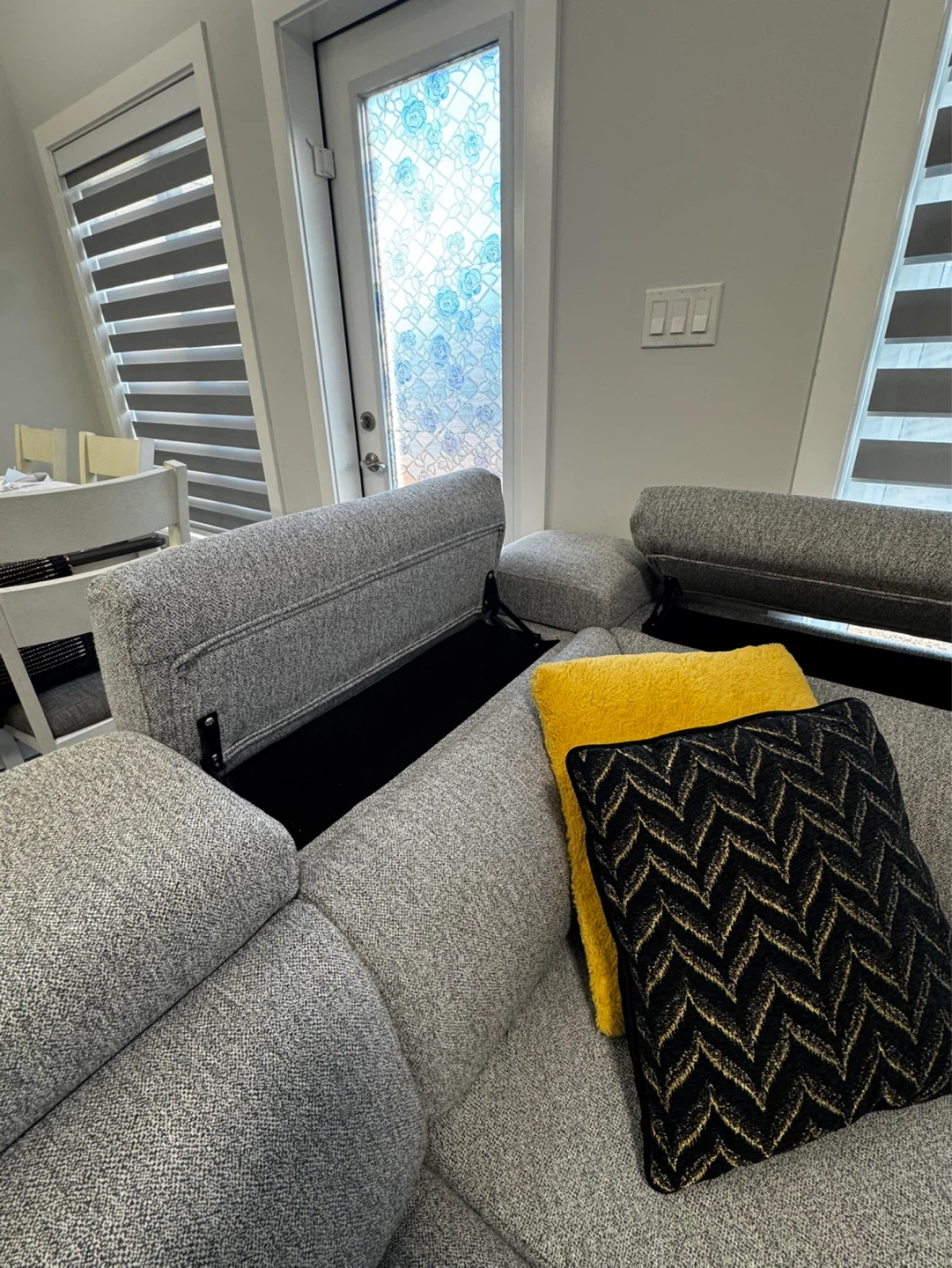 The Brick 5-Piece Power Reclining Sectional - Grey - photo 3