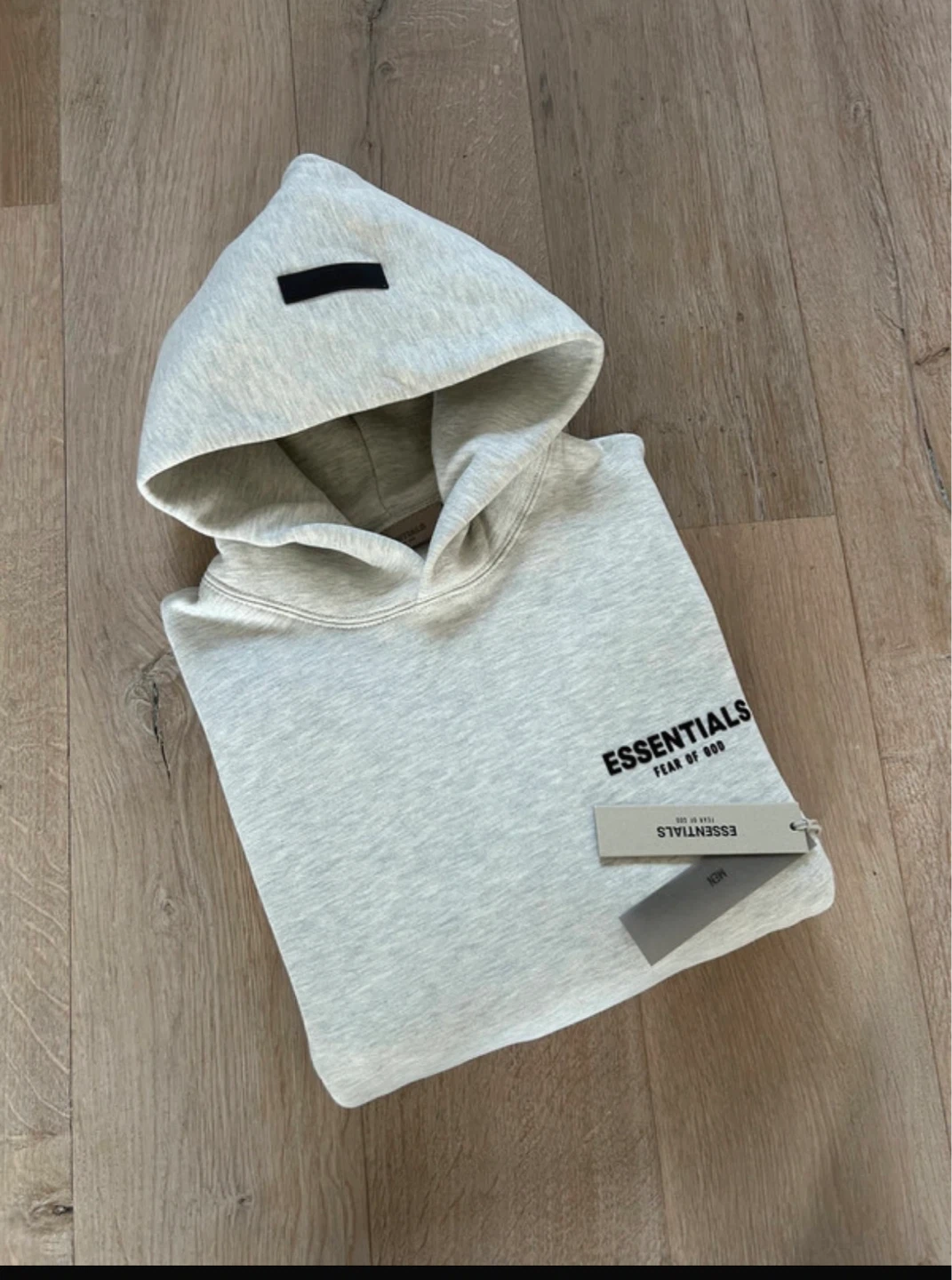 ESSENTIALS Fear of God Hoodie Light Grey