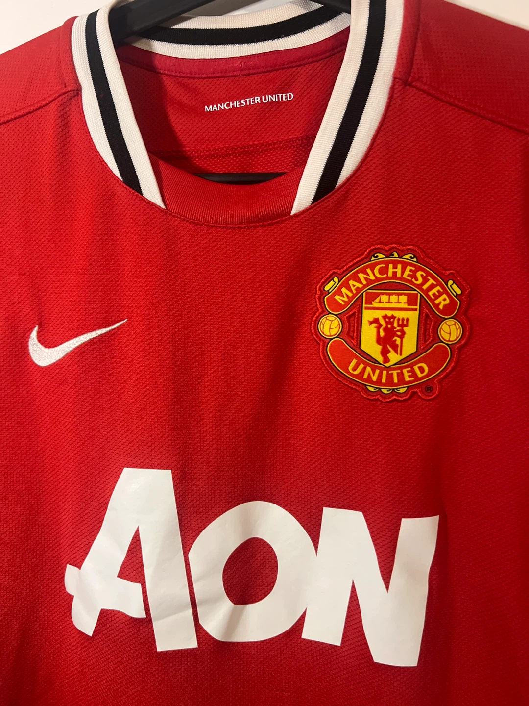 Vintage Manchester United Rooney #10 Soccer Jersey Size S - photo 2